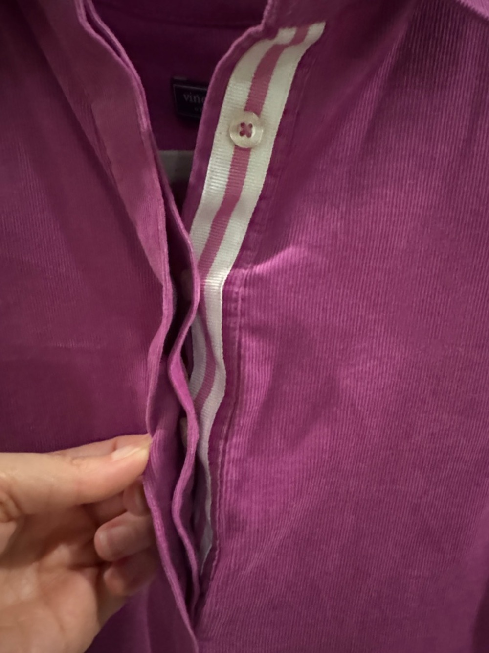 Vineyard Vines Raspberry Pinwale Corduroy Dress - NWT - XS - Picture 5 of 11
